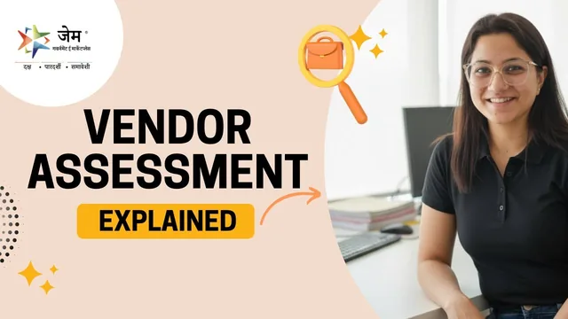 Video thumbnail: GeM vendor assessment explained